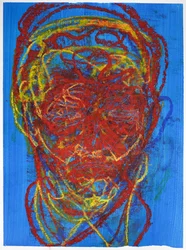 Intens abstract portret
