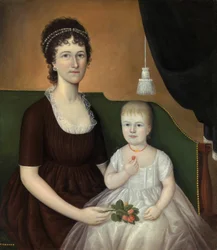 Elizabeth Grant Bankson Beatty (Mevrouw James Beatty) en Haar Dochter Susan