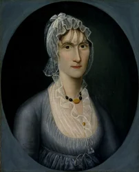 Portret van Mrs. Barbara Baker Murphy (vrouw van zeekapitein)