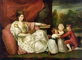 Charlotte Grenvill (Lady Williams-Wynn) en haar kinderen, c.1788