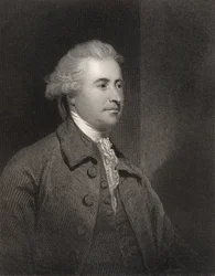 Edmund Burke, gegraveerd door H. Robinson, uit 