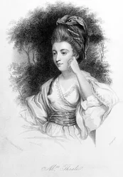 Hester Thrale, gegraveerd door Samuel Freeman, 1842