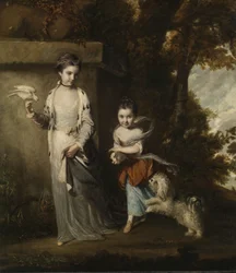 Portret van de Dames Amabel en Mary Jemima Yorke, ca. 1761