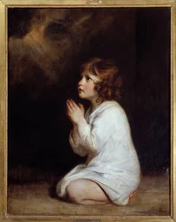 De kleine Samuel in gebed