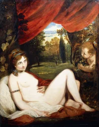 Venus en Cupido, of "De Wellustige Bacchante"