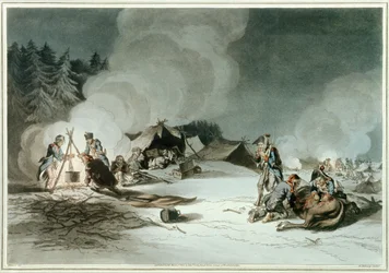 Bivak in de sneeuw