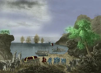 Napoleons kist verlaat Sint-Helena