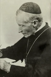 Portret van de Amerikaanse kardinaal James Gibbons (foto)