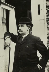 Portret van Henri Deslandres, ca. 1910 (foto)