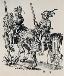 Houtsnede door Jost Amman 1539-1591