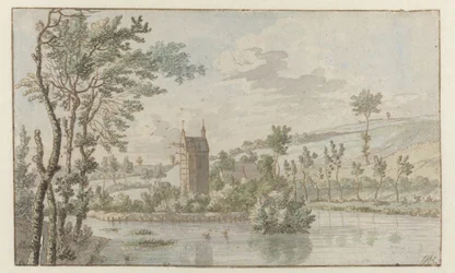 Landschap met Huis Kluys, nabij Brussel