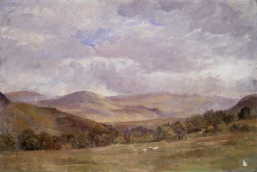 Groene heuvels (schilderij)