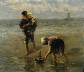 Het Bootje Te Water Laten