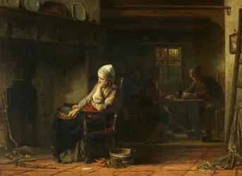 Een ongelukkige vrouw, of huiselijke zorgen, 1859