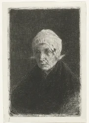 Katwijkse oude vrouw