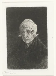 Katwijkse oude vrouw