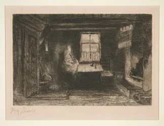 Moeder en kind in interieur