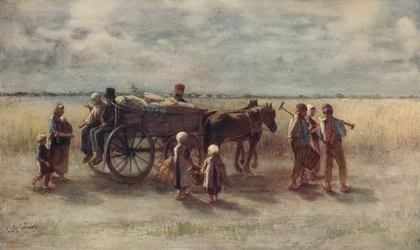 Aardappeloogst, 1844, ca. 1915
