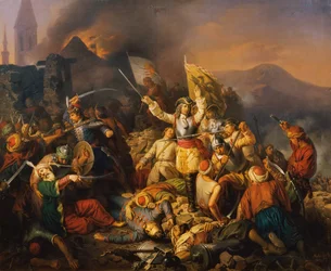 De herovering van Buda, 1686, 1858