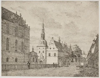 De carrouselplaats bij Frederiksborg