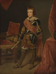 Portret van prins Baltasar Carlos