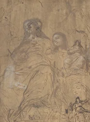 Studies voor de tenhemelopneming van de Maagd, 1657-60