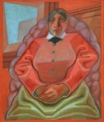 Vrouw in stoel