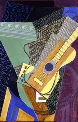 Gitaar op een tafel; Guitare sur une Table, 1916