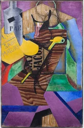 Stilleven met boek (ondertitel: Saint-Matorel, december 1913 (olieverf op doek)