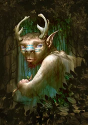 Faun in het Betoverde Bos