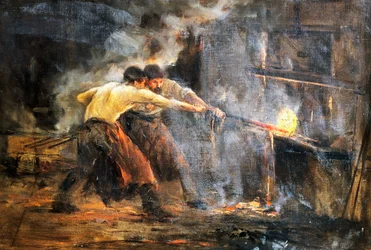 Smeden, 19e-eeuws schilderij