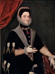 Marie van Oostenrijk, midden 16e eeuw, 1910