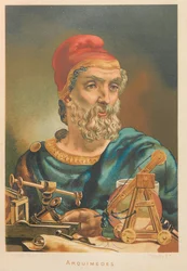 Archimedes van Syracuse. Uit: La ciencia y sus hombres, 1879