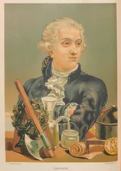 Portret van Antoine-Laurent Lavoisier 1743-1794, 1879