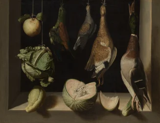 Stilleven met gevogelte