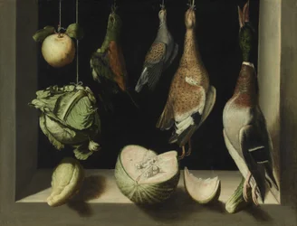 Stilleven met jachtgevogelte, 1600-03