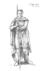 Angelsaksische man, 5e-10e eeuw, ca. 1990-2010