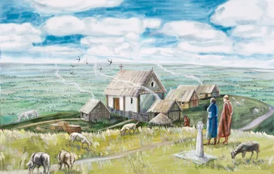 Kloosternederzetting, Glastonbury Tor