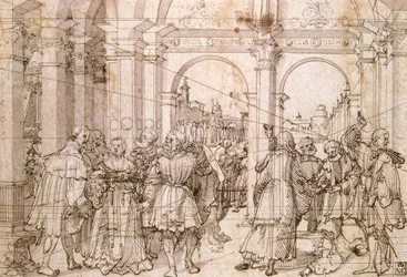De zelfmoord van Lucretia, begin 16e eeuw