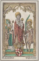De Maagd en het Kind met Sint Conrad en Sint Pelagius