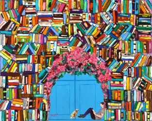 Boeken en bloemen: een uitje