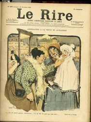 Illustratie van Abel Faivre (1867-1945) voor de Omslag van Le Rire