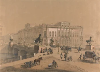 Het Beloselsky-Belozersky Paleis in Sint-Petersburg