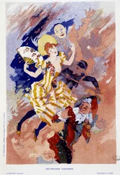 Carnaval - door Jules Cheret, circa 1890