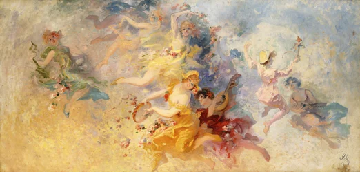 Lente, 1900
