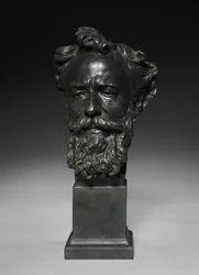 Hoofd van Alphonse Legros, ca. 1876