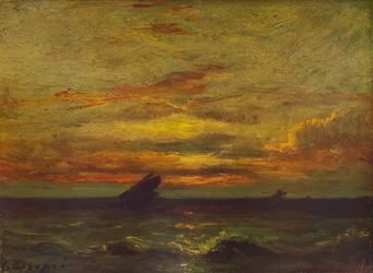 Zonsondergang, ca. 1879, 1938