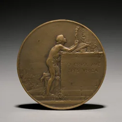 Medaille keerzijde, 1800s