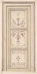 Ontwerp voor een plafond, tweede helft 19e eeuw