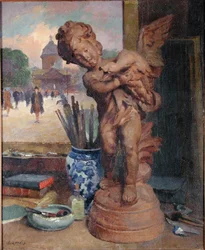 Stilleven met een engel